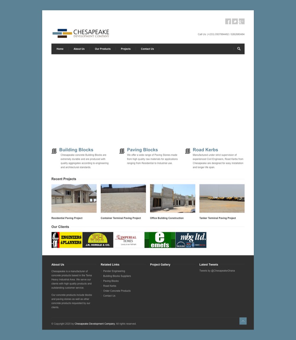 CDC Ghana — full page of the original website